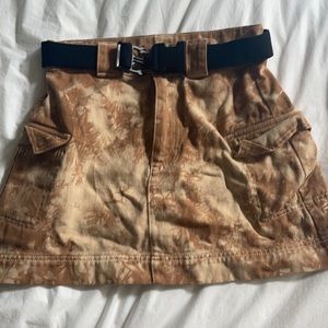 TIE DYE BUCKLE SKIRT